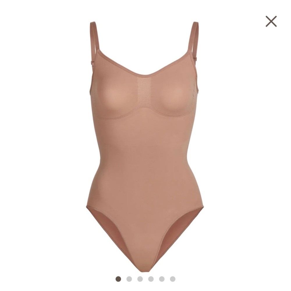 SKIMS SCULPTING BODYSUIT W. SNAPS Size L/XL Color SIENNA